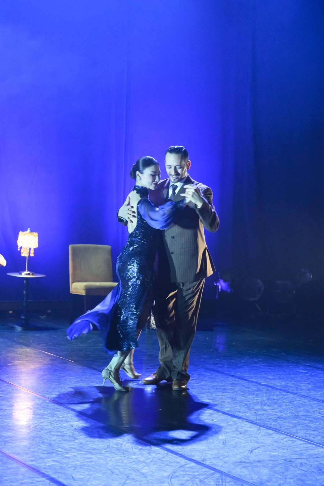 格桑製作 Neural Tango 2026 Cristian Lopes 與 Naoko Tsutsumizaki 阿根廷探戈 藍色舞台